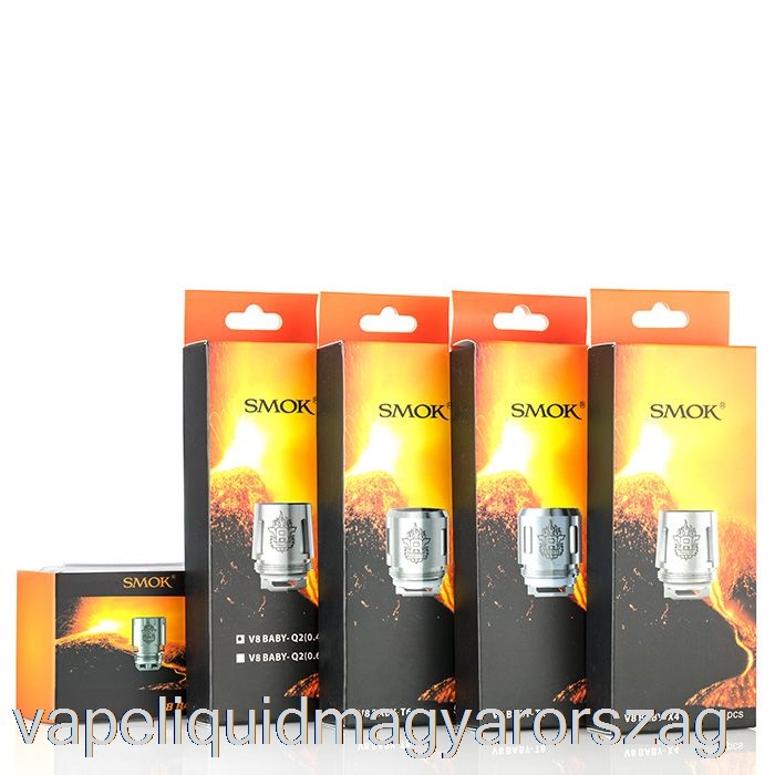 Smok Tfv8 Babacsere Tekercsek 0,4 Ohm V8 Baby-q2 Kétmagos Vape Folyadék